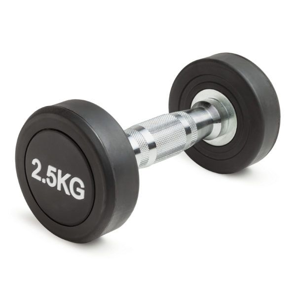Гантель неразборная круглая VictoryFit (от 2,5 кг до 50 кг)